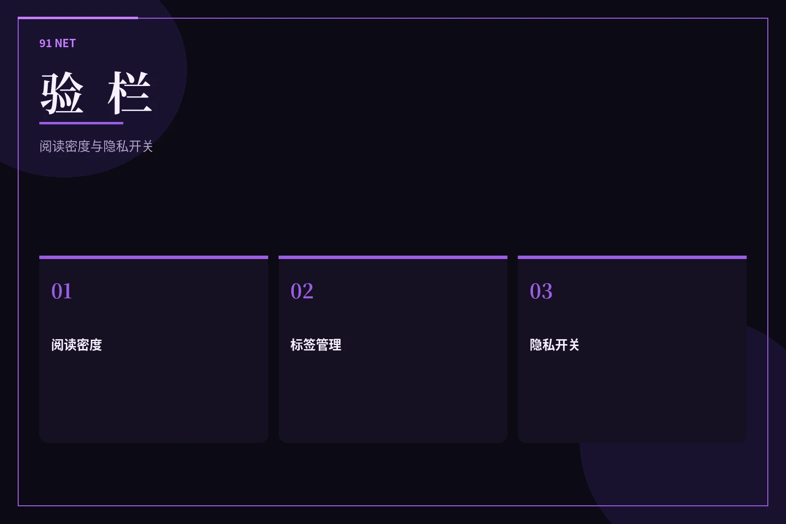 91网验栏